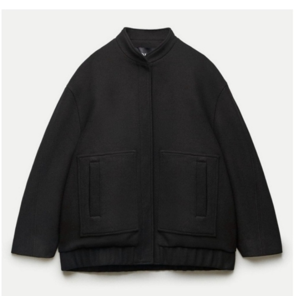 Black Bomber Jacket